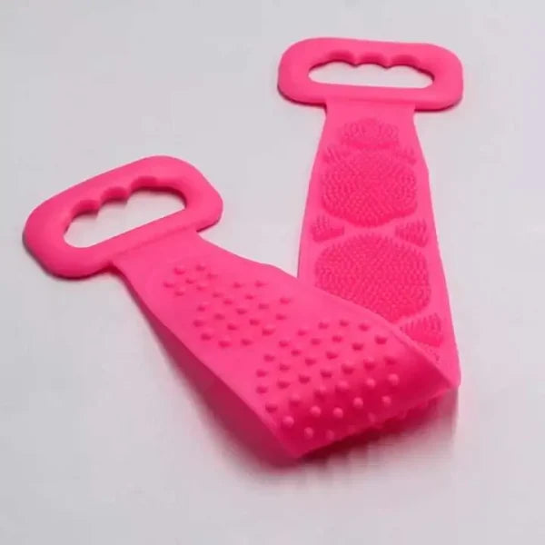 Double-Side Bath Towel Scrubber (Random Color)