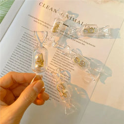 Transparent Candy Shape Box | Mini Plastic Box Rings Earrings, Jewelry Storage Organizer